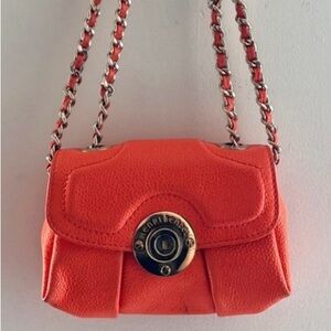 Henri Bendel Orange cross body bag, used